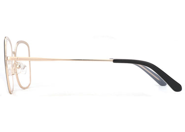 Women Cristal Eyeglasses: Grace - Black - SpaceSMART Eye Clinic (Side View)